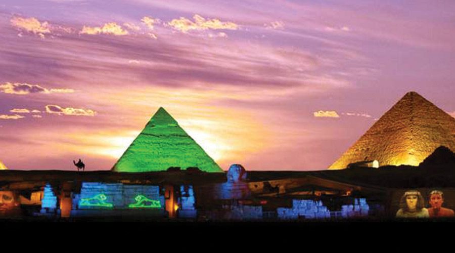 Pyramids and Sphinx Sound and light Show