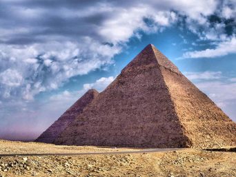 Great Pyramids of Giza - Camel ride - desert